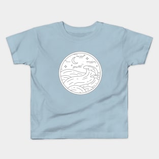 Wind and Waves Kids T-Shirt